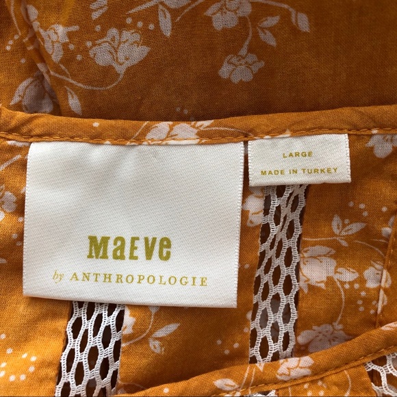 Maeve Martell Halter Top in yellow floral - Picture 7 of 8